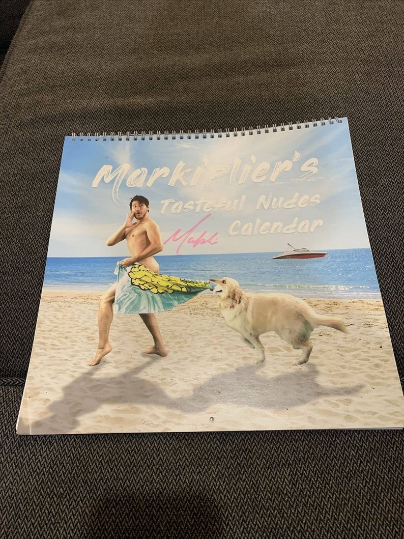 Markiplier Tasteful Calendar AUTOGRAPHED Etsy Markiplier Tasteful Calendar AUTOGRAPHED Etsy