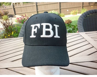 Vintage Fbi Hat - Etsy