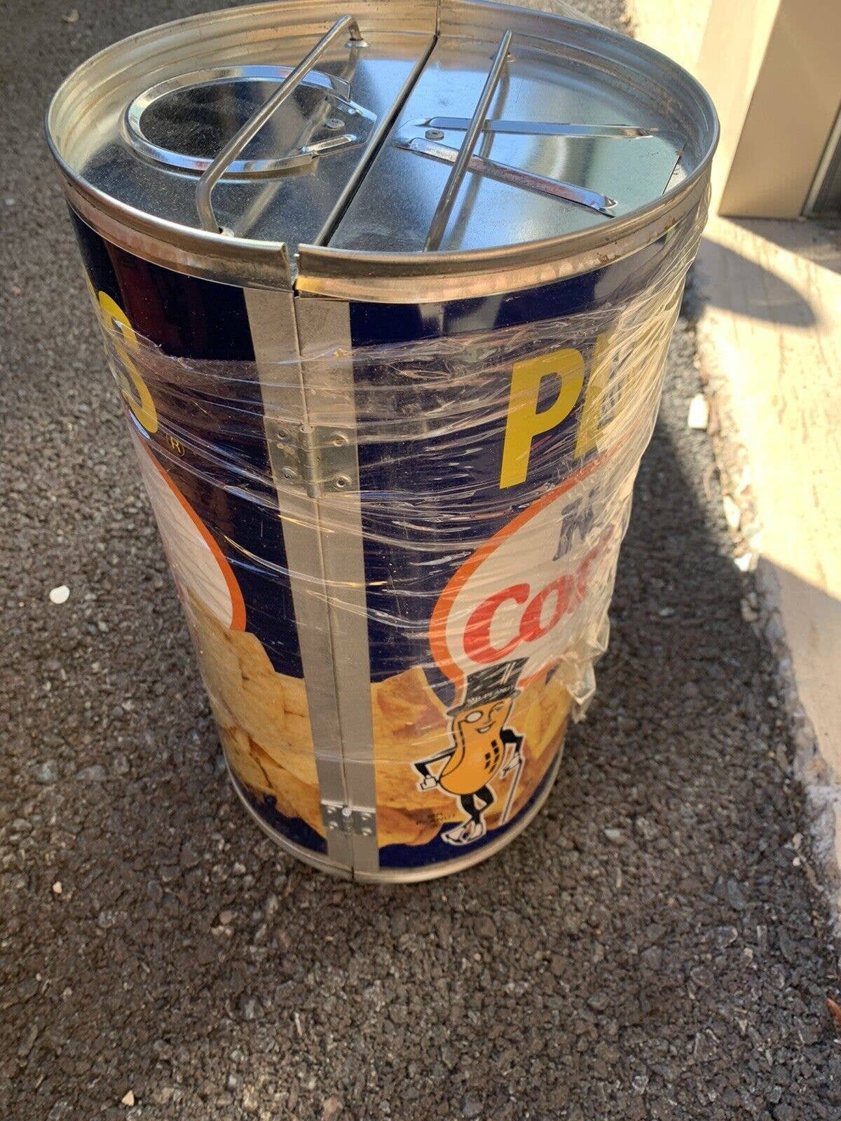 Vtg Planters Corn Chips Big Can BBQ Grill & Smoker by Ehco Usa Etsy