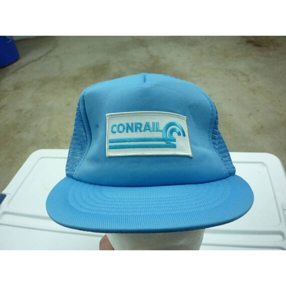 Vintage Conrail Railroad Patch Snapback 