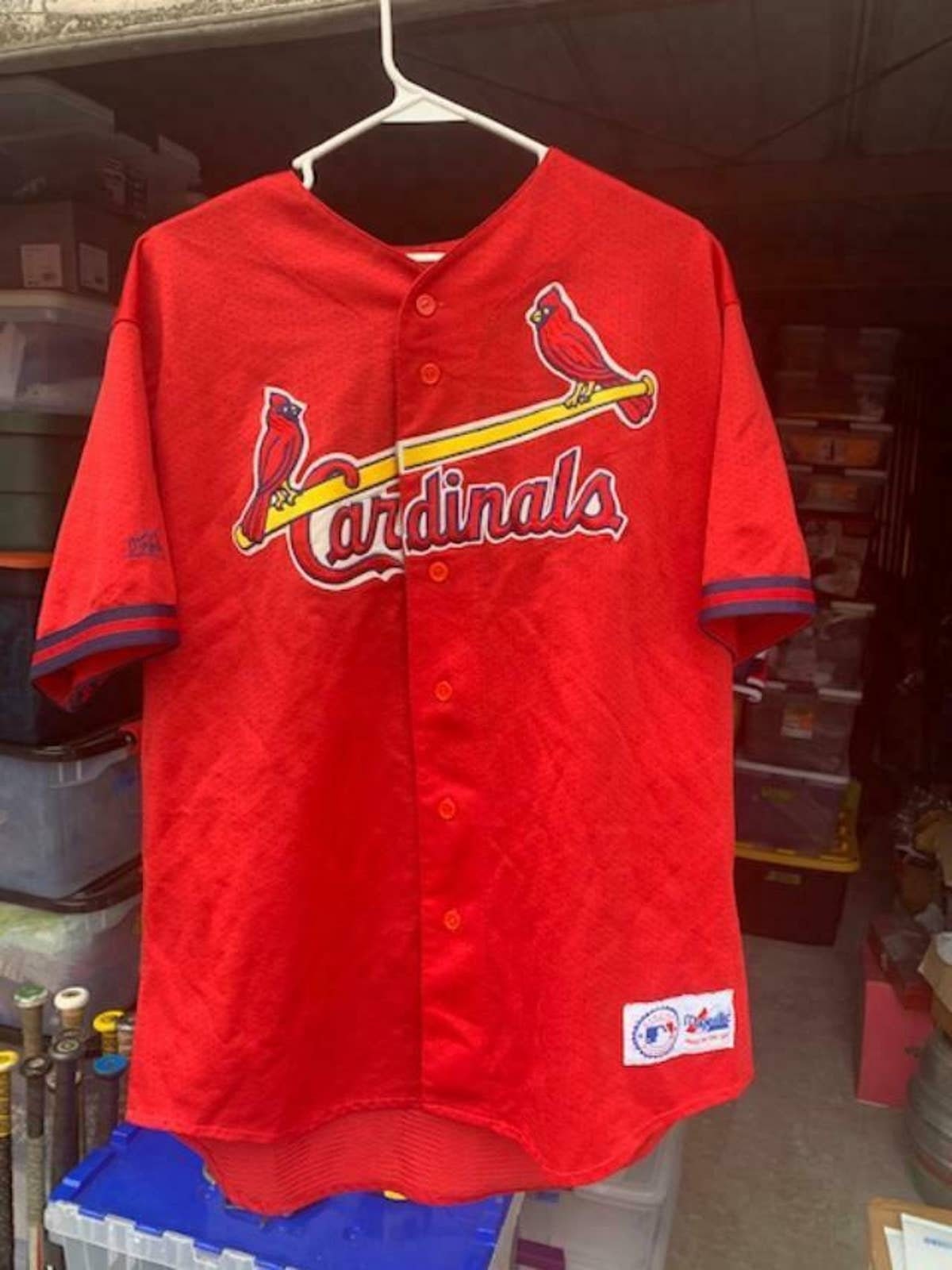 St Louis Cardinals jersey Vtg MLB Basebal majestic l pullover