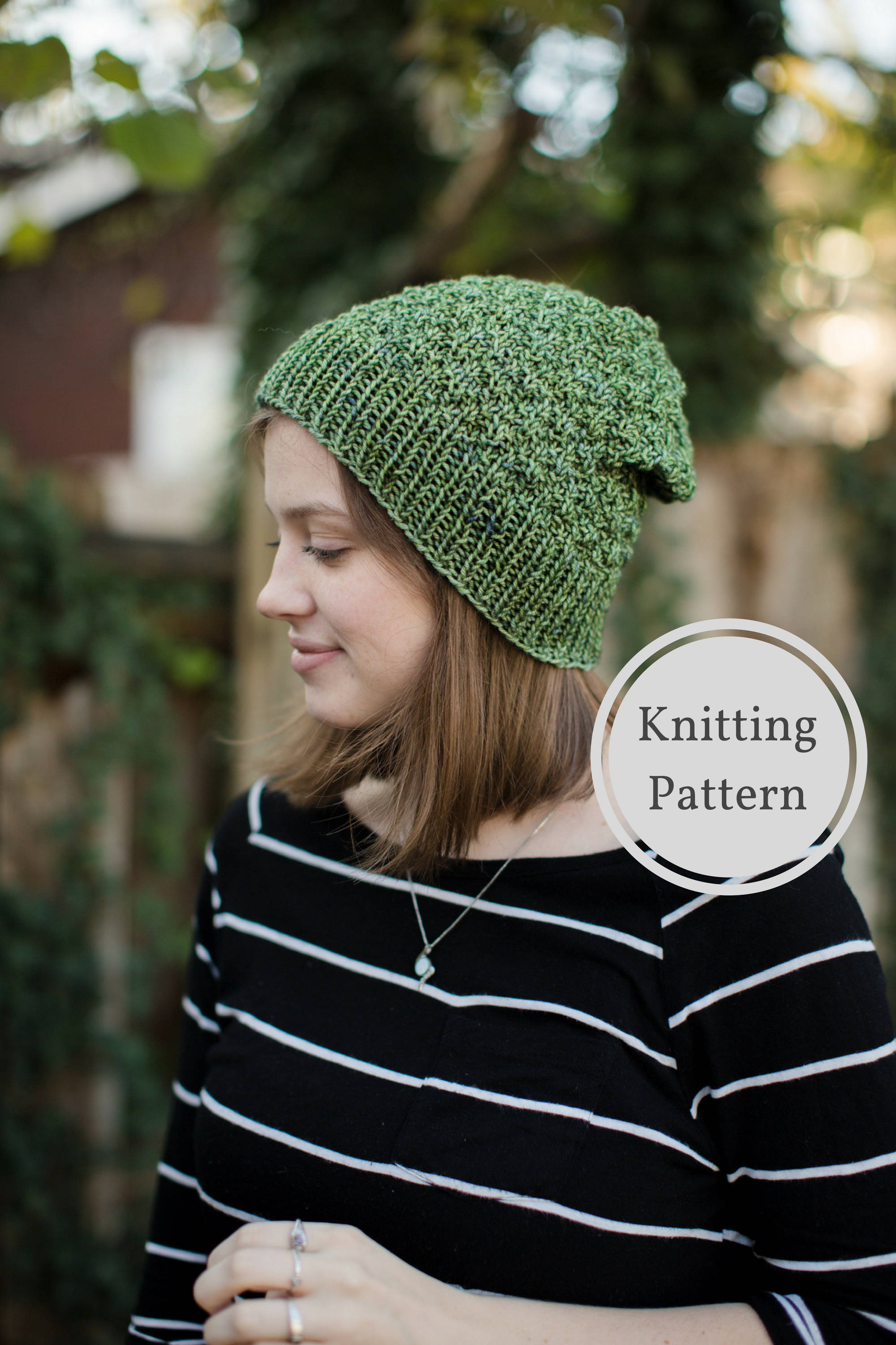 patchwork pattern KNIT hat | NKNIT