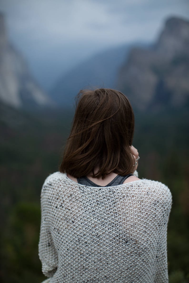 Banff Oversized Cardigan Knitting Pattern  Knitted Cardigan afbeelding 3