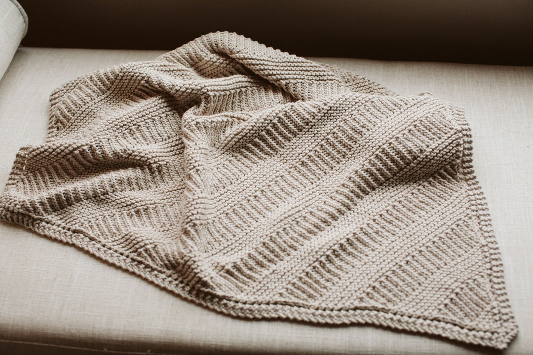 KNITTING PATTERN / Glen Echo / Easy Baby Blanket Recipe