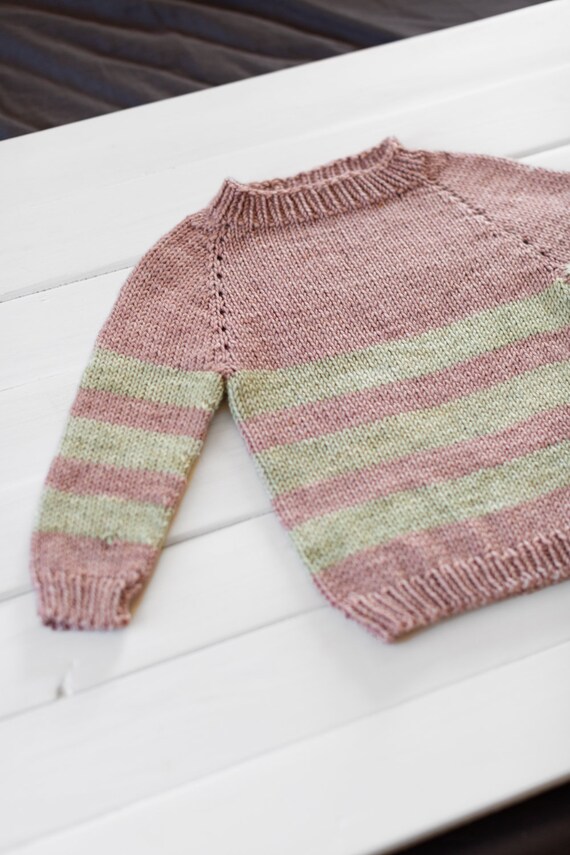 raglan baby sweater pattern