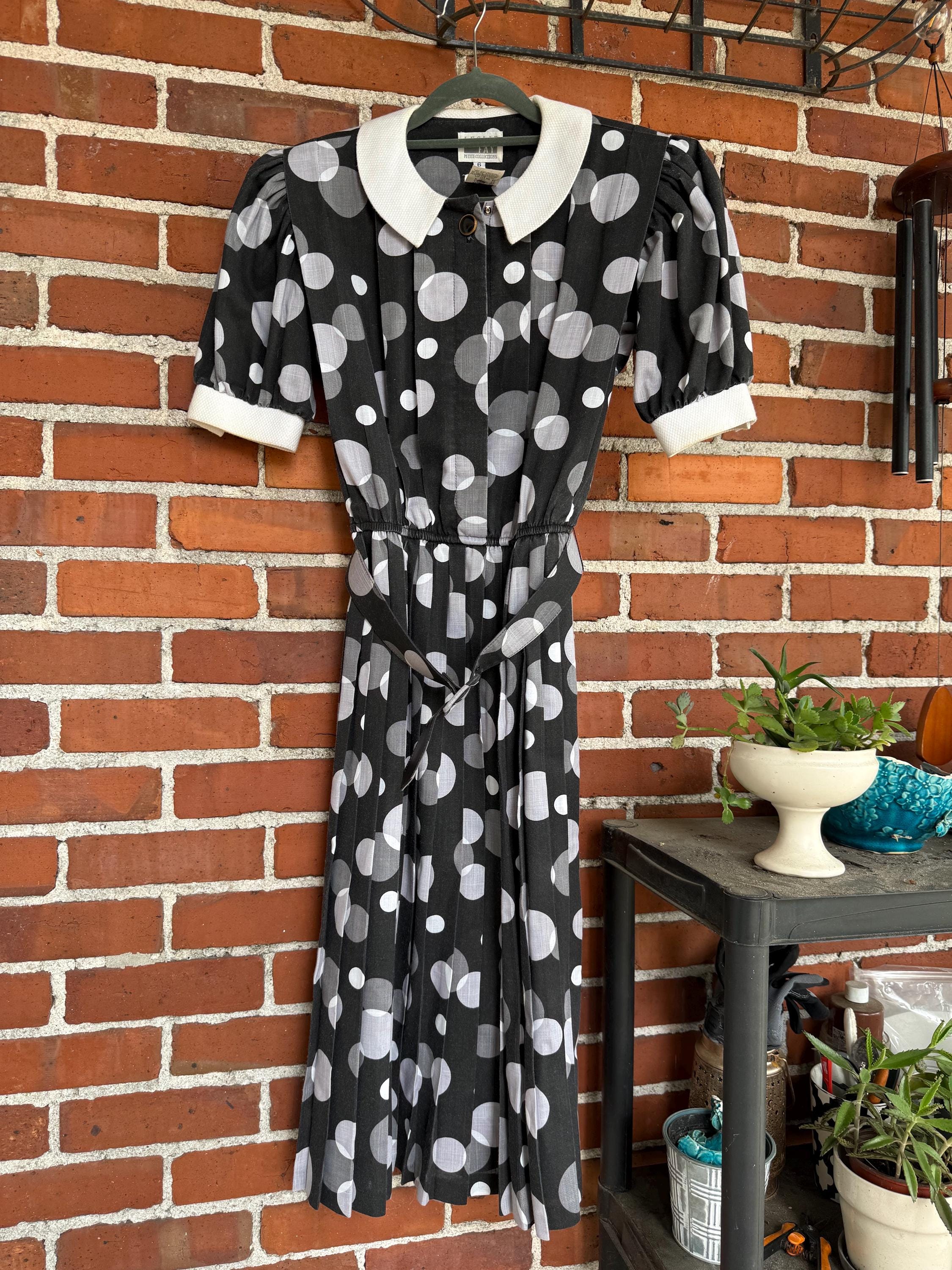 slim fit dress slacks MINI DRESS polka dot – Winchester Studios