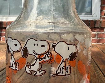 Vintage Snoopy  orange juice carafe.