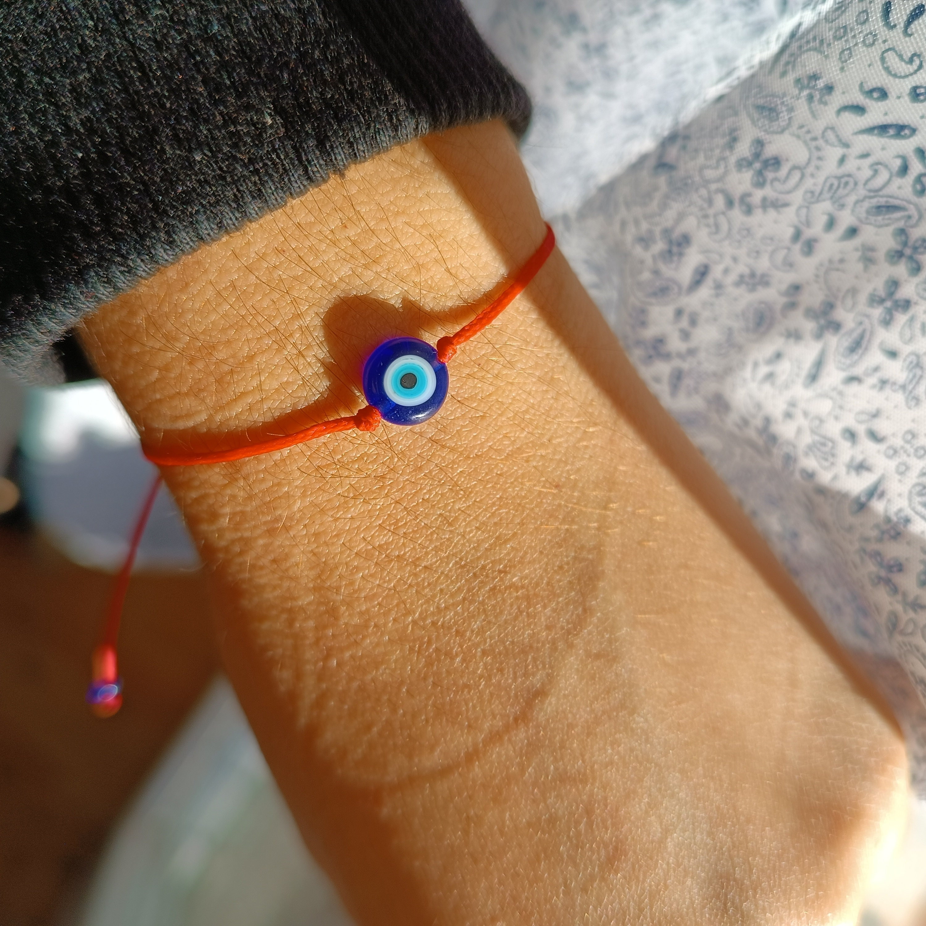 Red String Evil Eye Bracelet: Greek Mati Protection Amulet