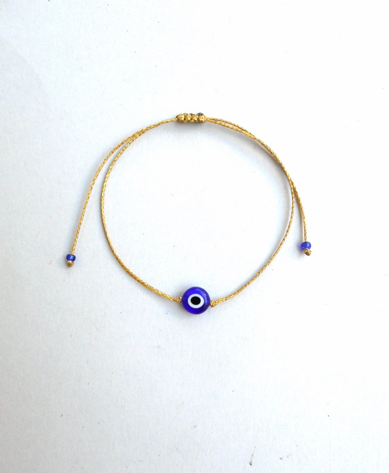 Evil Eye Bracelet Womens Red String Bracelet Greek Mati Bracelet Protection Amulet Gift for her Lucky Talisman spiritual Friendship Bracelet image 2