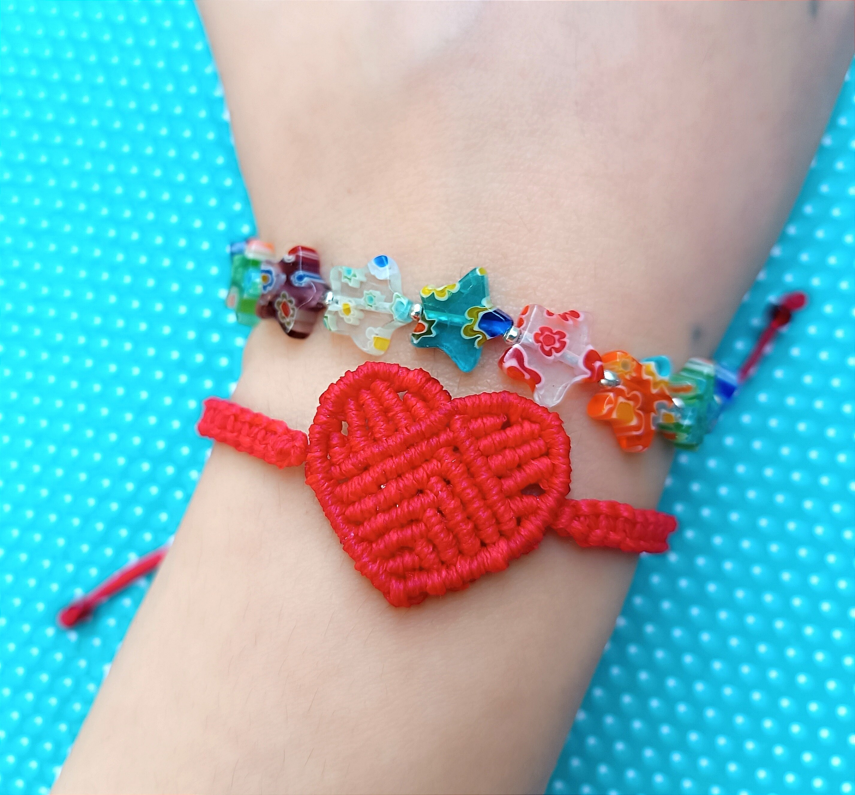braccialetti con cristalli a forma di cuore, con ametista, rosso, rosa, blu, bianco, regolabile, in argento, regalo per donne e ragazze, con scatola portagioie e Argento