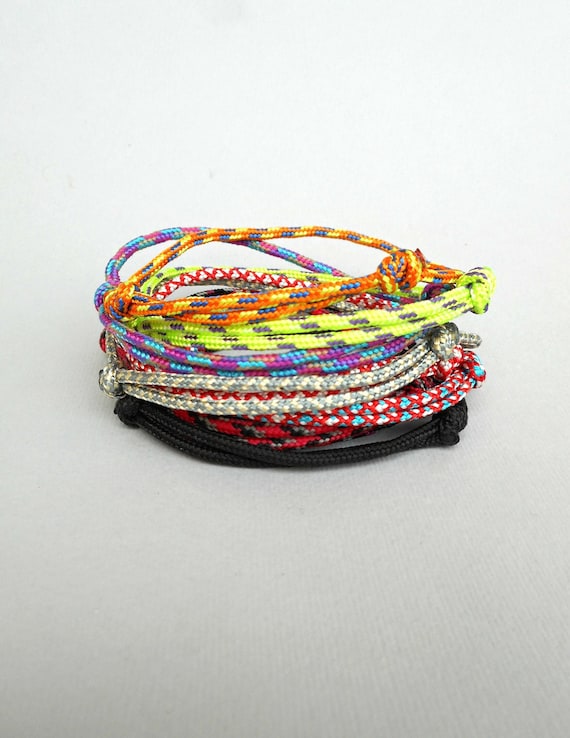 Buy Thin Rope Bangle Bracelet, Paracord Bracelet,martisor Climbing  Parachute Rope Gorpcore Fashion Adjustable Cord Anklet Mens Stacking Gift  Online in India 