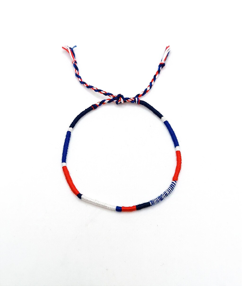 TANNIOS Bracciale Amicizia Unisex Colori Bandiera Ucraina – Corda Nautica Con Chiusura Magnetica, Impermeabile, 7.5mm