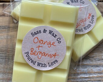 Orange & Bergamot Soy Wax Melt Bar