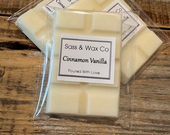 Cinnamon Vanilla Soy Wax Melt Bar