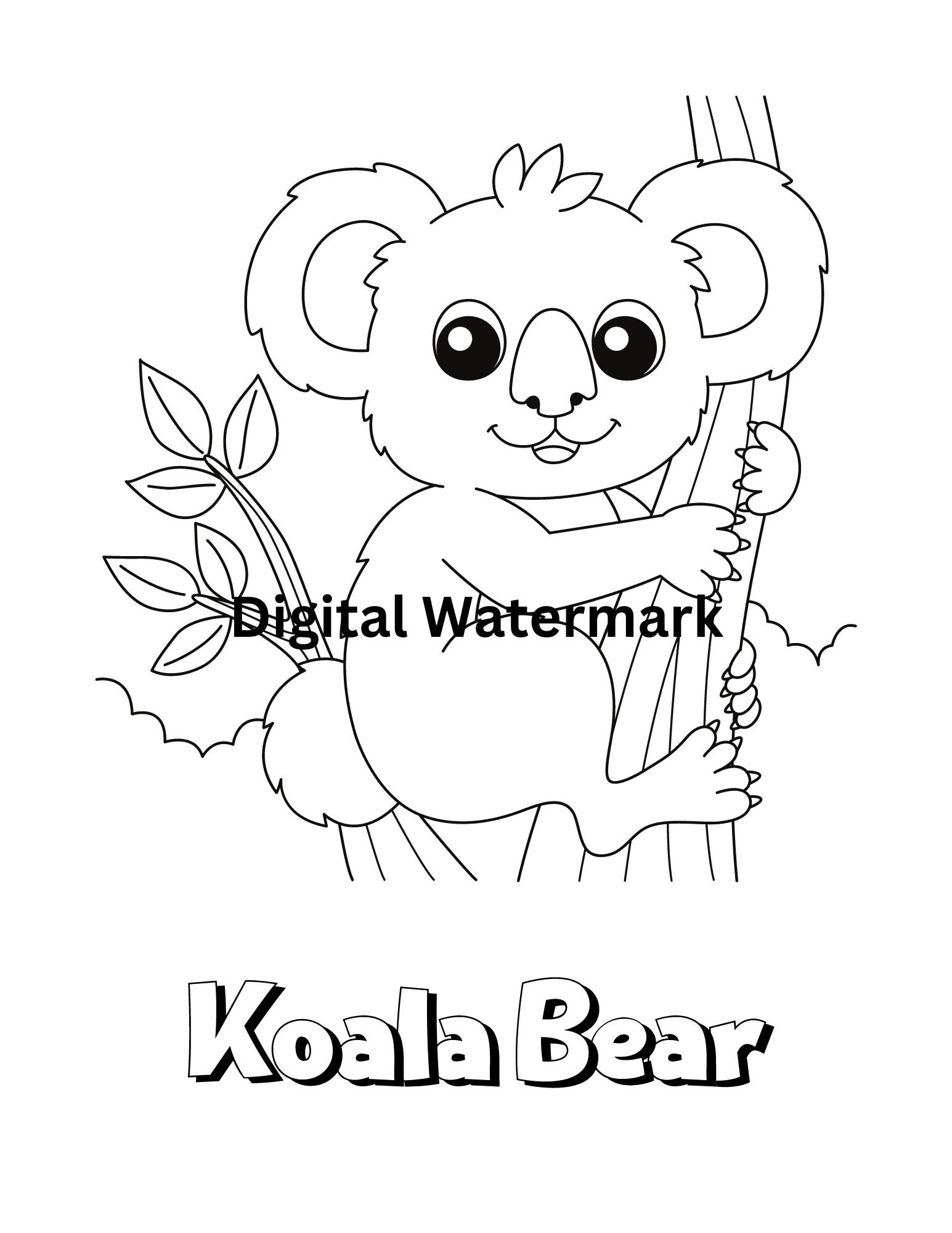 Coloring Book, Printable Coloring Pages, Printable Coloring Book for