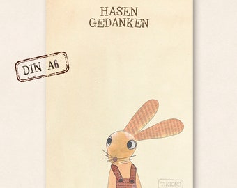 small stationery - rabbit