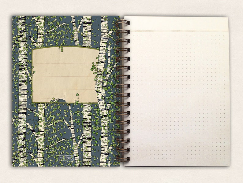 Thick Notebook - Birch - Etsy