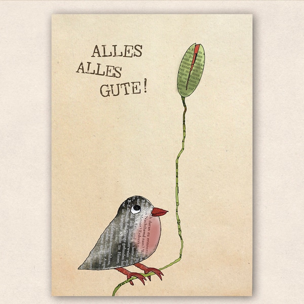 Postkarte Alles Gute