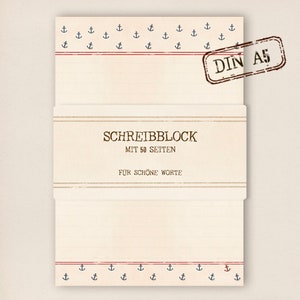 stationery - Writing pad - anchor