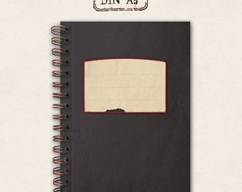 thick notebook - black