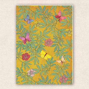 thick postcard - yellow summer