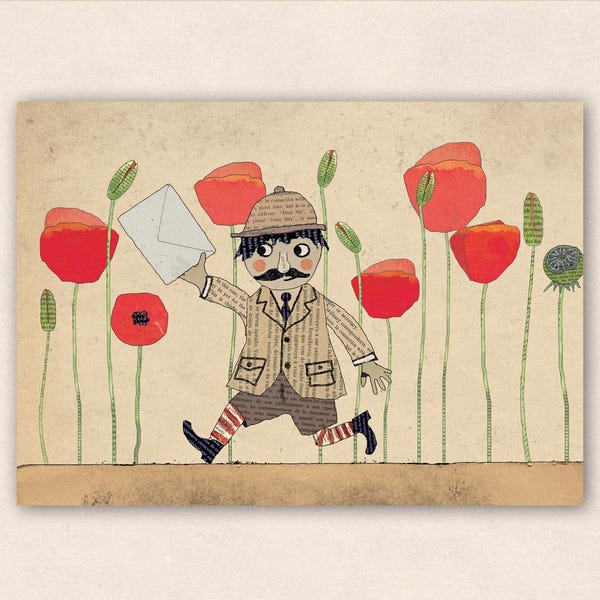 a card for you - Mr Hobbs has some post for you