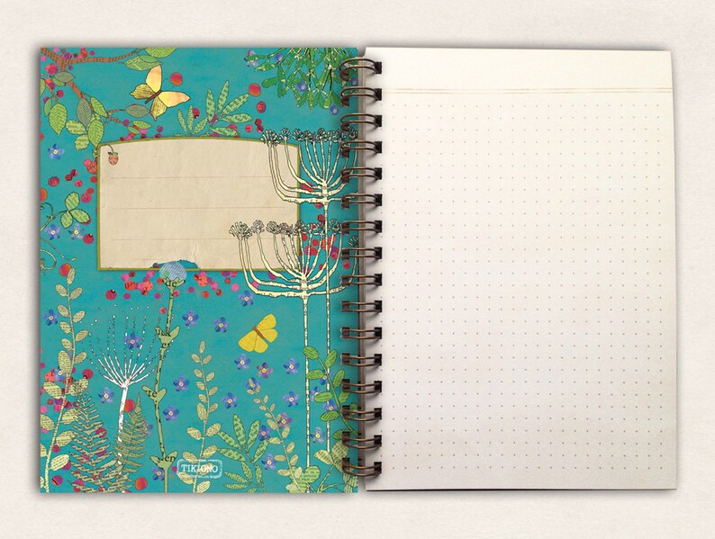 thick notebook flowers image 2