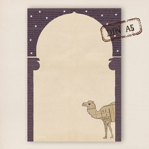 stationery - Writing pad - camel