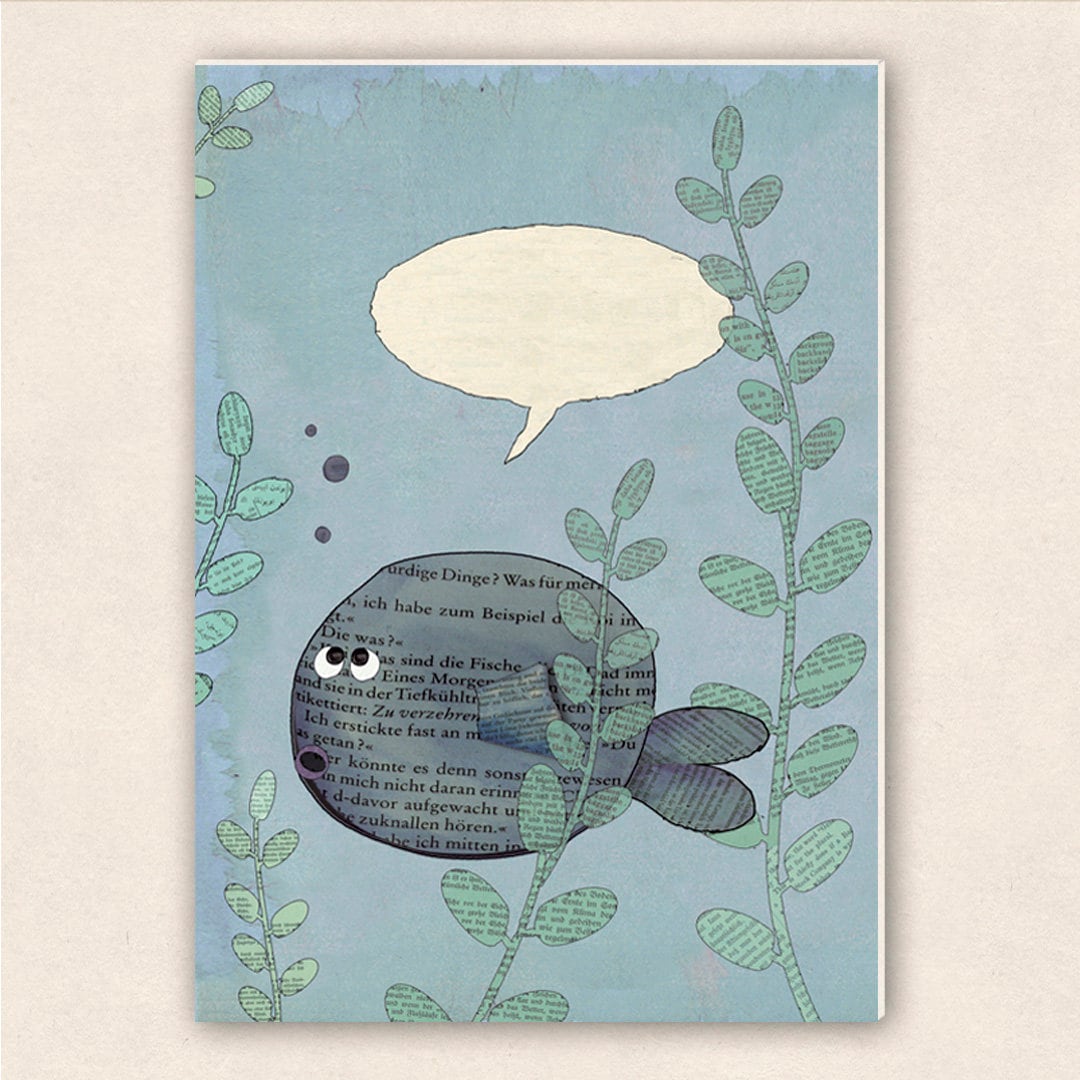 Theack Fish Thick Postcard - Fish - Etsy
