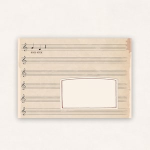 10 envelopes  for musicians