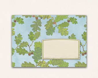 10 envelopes with Oak tree