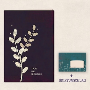 folded card  with envelope - Comfort card