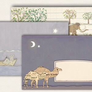 10 envelopes with animals image 3