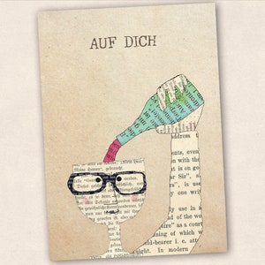 Postkarte Auf Dich