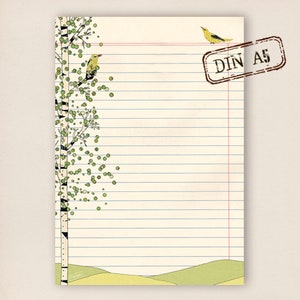 stationery Writing pad Birch 画像 1