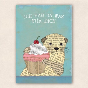 thick postcard - Muffin