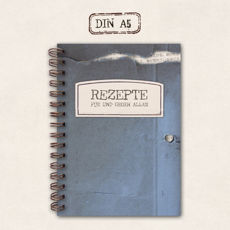 recipe book blue image 1