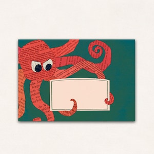 10 envelopes Octopus