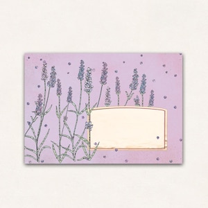 10 envelopes lavender