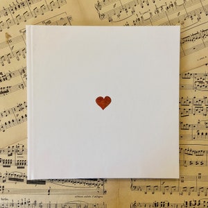 guest book - heart