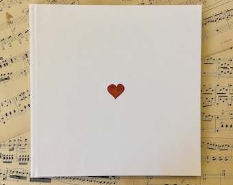 guest book - heart