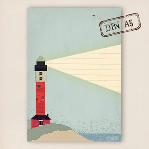 stationery - Writing pad - Lighthouse