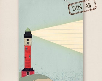 stationery - Writing pad - Lighthouse