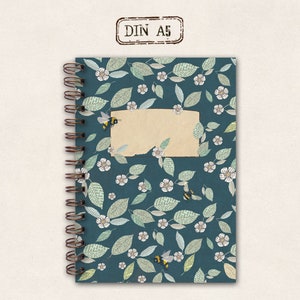 thick notebook Apple blossom