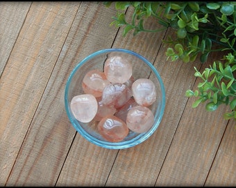Tumbled Red Hematoid Quartz