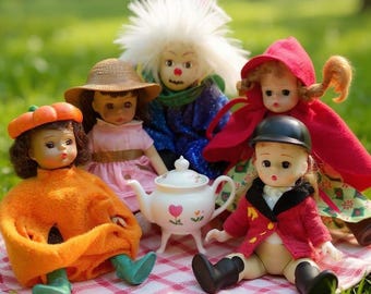 Madame Alexander baby doll Selection of Collectable Miniature McDonald's Shelf sitter Cute adorable memorable Dollhouse gift for her
