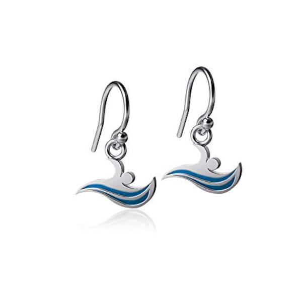 Swimming Earrings Etsy