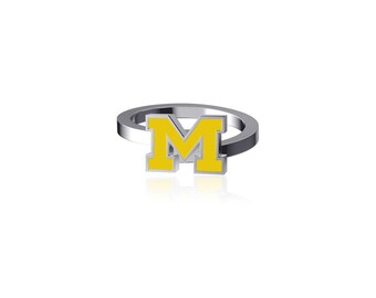 University of Michigan Bypass Ring - Enamel