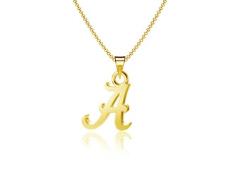 925 Sterling Silver Yellow Gold-Plated Official University of Alabama Small Pendant Charm 18mm x 12mm 925 Sterling Silver Yellow Gold-Plated Official University of Alabama Small Pendant Charm 18mm x 12mm