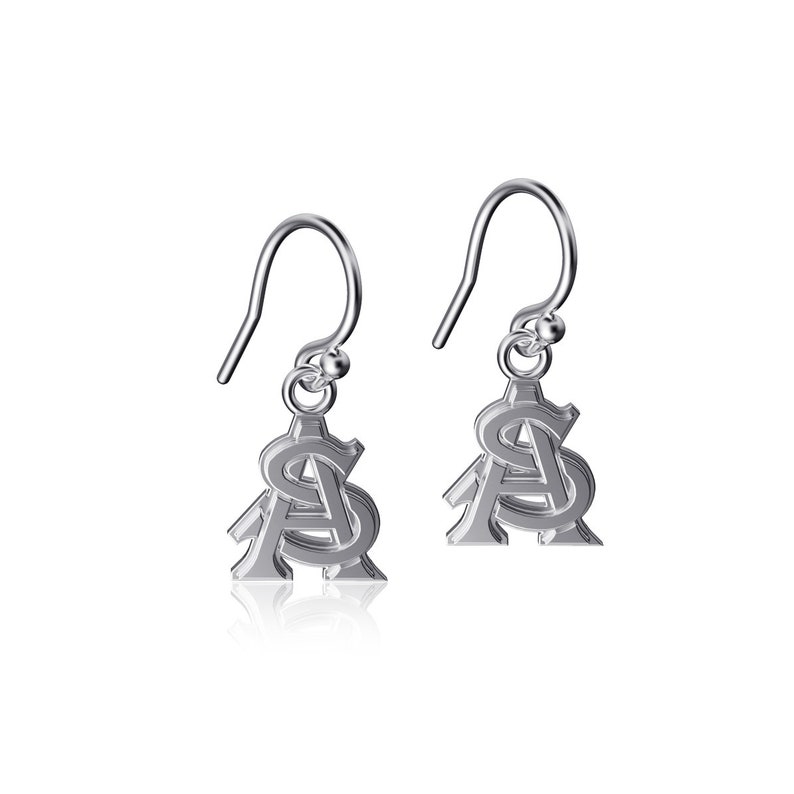 NCAA Arizona State Sun Devils Crystal Teardrop Earrings NCAA Arizona State Sun Devils Crystal Teardrop Earrings